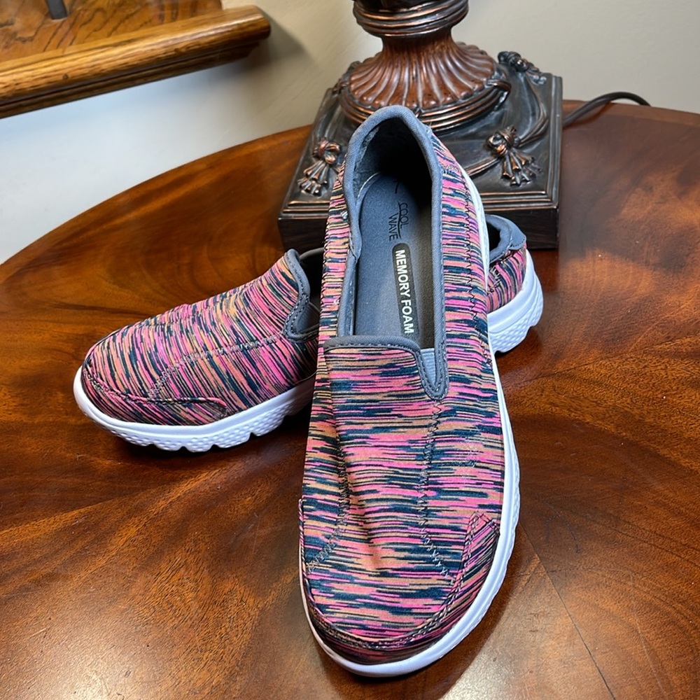 Ladies Cool Wave Memory Foam Size 7 Black/White\H… - image 3